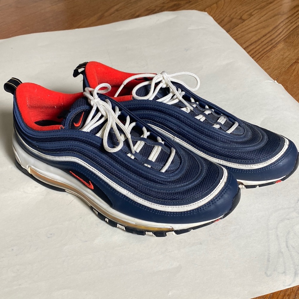 Nike Air Max 97
Midnight Navy Habanero Red